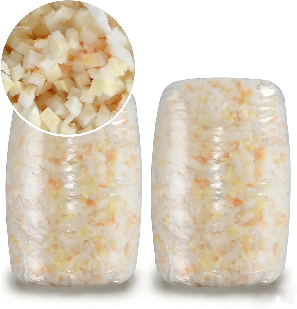 Bean Bag Filler - 5lbs (2.2KG) / 10lbs (4.5KG) / 20lbs (9KG)Shredded Memory Foam Filling High Density Soft Pillow Stuffing for Bean Bag Chair, Couch Cushion, Dog Bed, Stuffed Animals and Arts Crafts