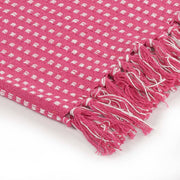 NNEVL Throw Cotton Squares 160x210 cm Pink