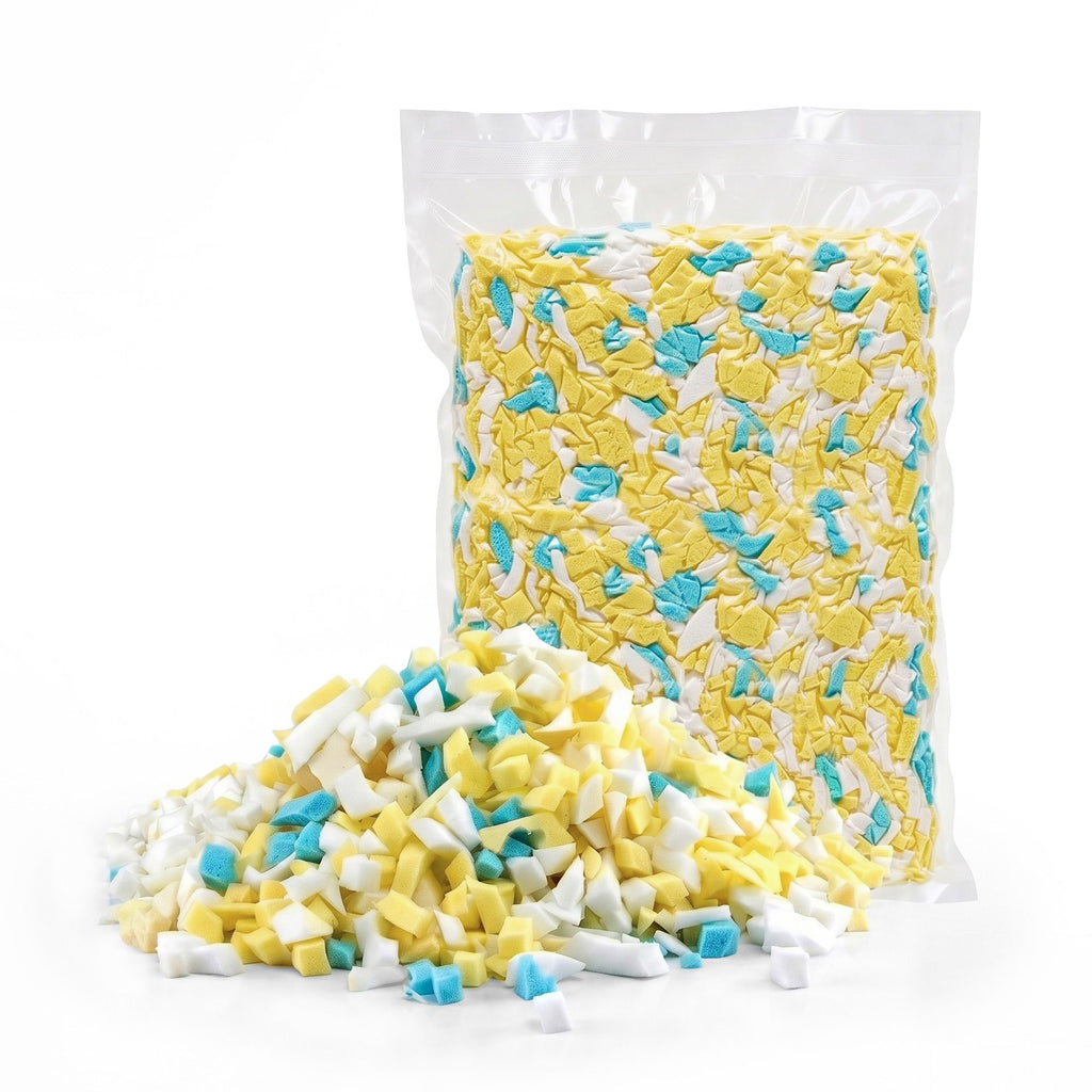 Bean Bag Filler - 5lbs (2.2KG) / 10lbs (4.5KG) / 20lbs (9KG)Shredded Memory Foam Filling High Density Soft Pillow Stuffing for Bean Bag Chair, Couch Cushion, Dog Bed, Stuffed Animals and Arts Crafts