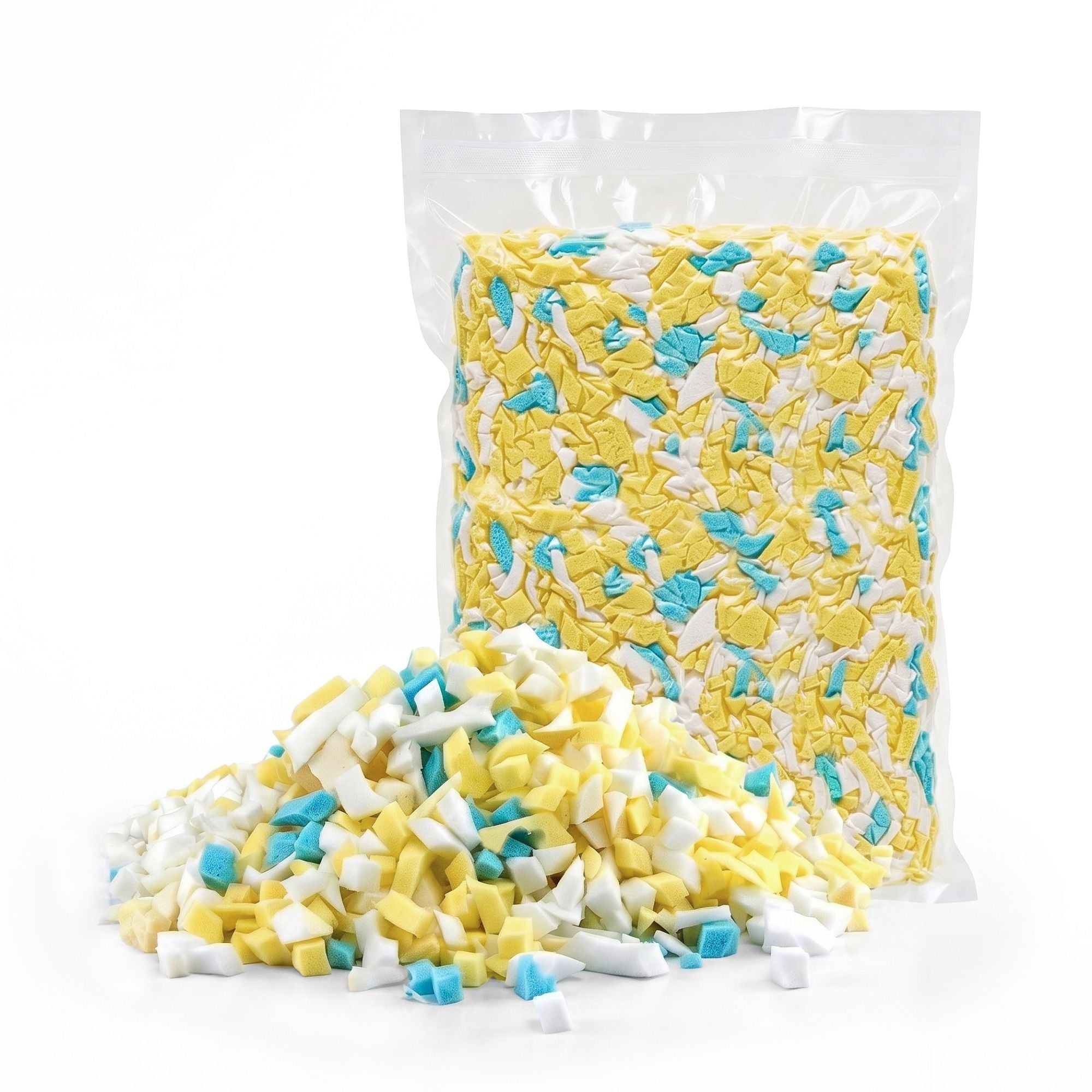 Bean Bag Filler - 5lbs (2.2KG) / 10lbs (4.5KG) / 20lbs (9KG)Shredded Memory Foam Filling High Density Soft Pillow Stuffing for Bean Bag Chair, Couch Cushion, Dog Bed, Stuffed Animals and Arts Crafts