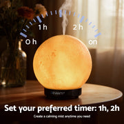 Devanti Ultrasonic Aroma Diffuser Aromatherapy Moon Lamp 100ml