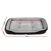 i.Pet Pet Bed Dog Bed Soft PP Cotton Mat Sleeping Comfy Cushion Washable Extra Large
