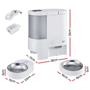 i.Pet Automatic Pet Feeder Water Dispenser 2-in-1 Smart WiFi Dog Cat Food 4L