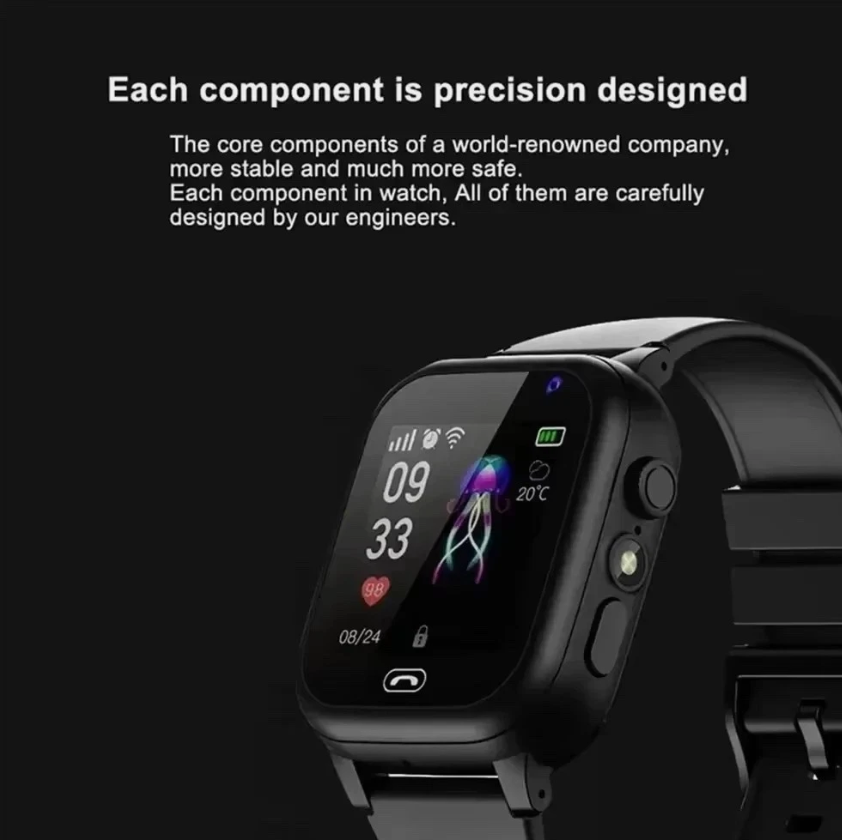 Kids Smart Watch GPS Location SOS Sim Card Call Child Smart Camera Waterproof