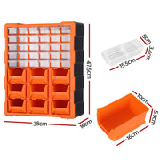 Giantz Tool Organizer 39-Drawer Hardware Cabinet Screw Storage Box Anti-Drop