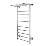 Devanti Electric Heated Towel Rail Rack 14 Bars Wall Mounted Clothes Dry Warmer