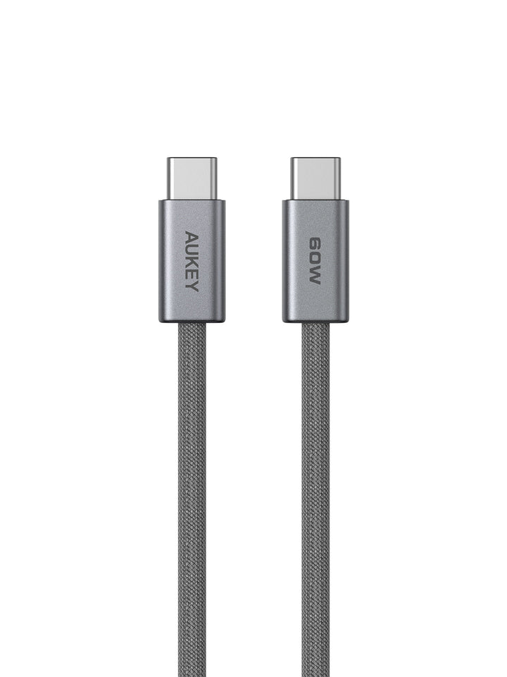 AUKEY Circlet Blink 60W USB-C to USB-C DTY Braided Fast Charging Cable 1m – CB-DCC061