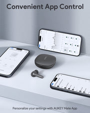 AUKEY Beyond ANC Elite Wireless Earbuds with 40dB Hybrid ANC, Bluetooth 5.4 & 30H Battery Life – EP-B2