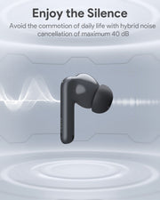 AUKEY Beyond ANC Elite Wireless Earbuds with 40dB Hybrid ANC, Bluetooth 5.4 & 30H Battery Life – EP-B2