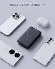 AUKEY 10000mAh Magnetic Wireless Power Bank with 30W USB-C & 15W Wireless Charging – PB-MS02