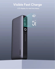 AUKEY Sprint X 20000mAh 65W USB-C Laptop Power Bank with PD & PPS – PB-Y43