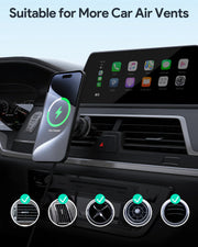 AUKEY MagFusion Dash Qi2 15W Magnetic Wireless Car Charger & Phone Mount – HD-MC13