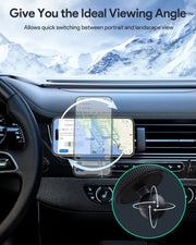 AUKEY MagFusion Dash Qi2 15W Magnetic Wireless Car Charger & Phone Mount – HD-MC13