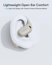 AUKEY Beyond Sports Open-Ear True Wireless Bluetooth 5.4 Earbuds with 35H Battery Life & IPX4 Water Resistance – EP-S1