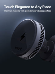 AUKEY MagFusion Dash Pro Qi2 15W Active Cooling Wireless Car Charger Mount – HD-MC13A