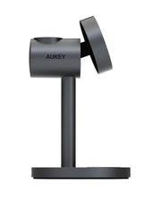 AUKEY MagFusion Qi2 15W 3-in-1 Wireless Charging Station for iPhone, Apple Watch & AirPods – LC-MC311