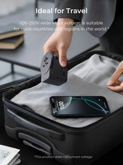 AUKEY GlobeMate 65W GaN Universal Travel Adapter with 2 USB-C + USB-A for 200+ Countries – PA-TA11A