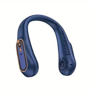 NNEOBA Neck Bladeless Fan Mini Portable-Blue