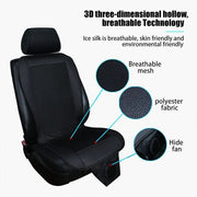 Spacer Car Cooling Seat Cushion-Fan  System Black