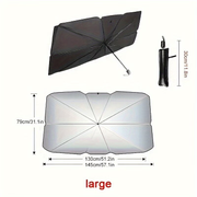 Car sunshade, windshield sun protection and heat insulation sunshade, blackout curtain equipment, car interior windshield, small car sunshade umbrella