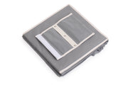 2 Pack 5-Tier Shelf Hanging Closet Organizer and Storage for Clothes (Grey)