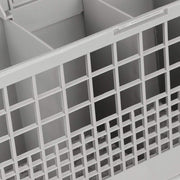 CARLA HOME 8 Slot Universal Dishwasher Cutlery Basket with Handle and Lid which Fits Most Brands (240mm X 135mm X 122mm)