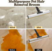 CARLA HOME Pet Hair Remover Broom with Long Handle, Reusable Fur & Lint Remover for Dog & Cat Hair