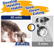 CARLA HOME Interactive Dog Puzzle Toy Slow Feeder Treat Dispenser for Dogs & Cats
