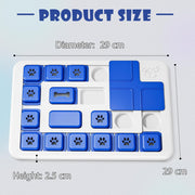 CARLA HOME Interactive Dog Puzzle Toy Slow Feeder Treat Dispenser for Dogs & Cats
