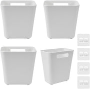 CARLA HOME 4-Pack Self-Adhesive Wall Storage Box for Cabinet Doors, Kitchen, Bathroom & Office