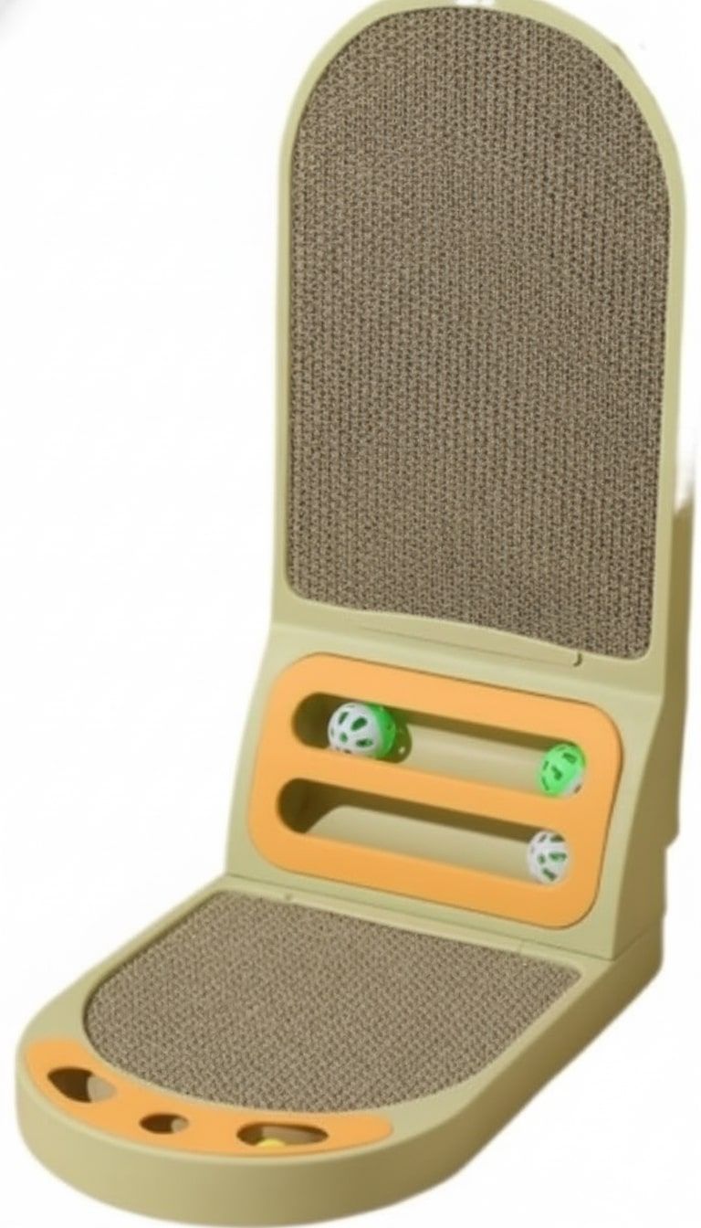 CARLA HOME Vertical Cat Scratching Board with Durable Cardboard for Indoor Cats