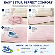 CARLA HOME Baby Play Mat 100x150cm, Thick Foam Crawling Mat, Infants, Pink