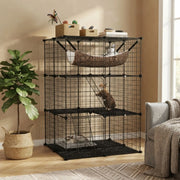 CARLA HOME Large Cat Cage Diy Enclosure, 3 Tier Pet Playpen Cat Kennel