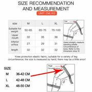 Black Knee Compression Sleeve for Sports, Arthritis Relief, Silicone Support, Size L
