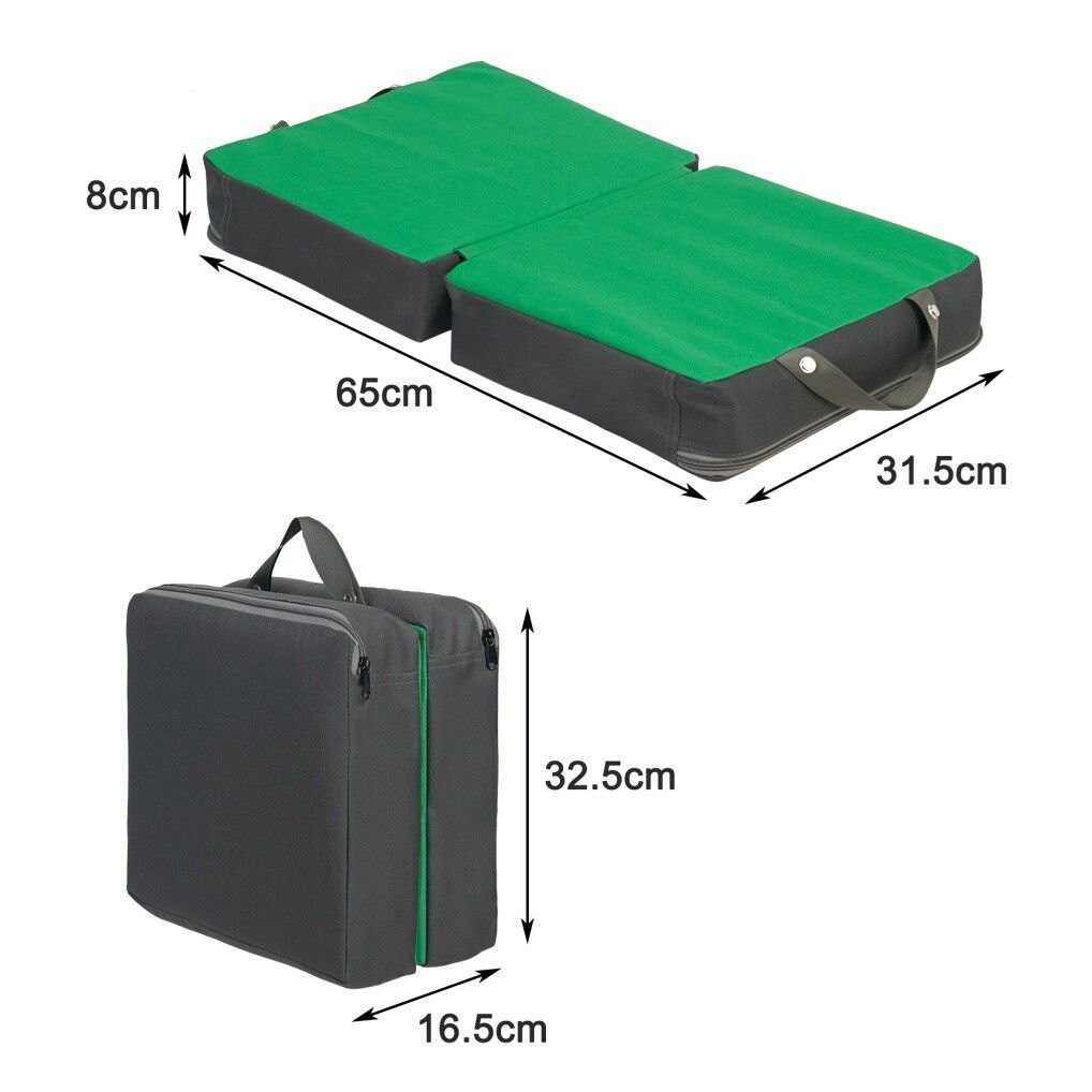 Premium Kneeling Pad Green/Grey Large Comfort Knee Mat