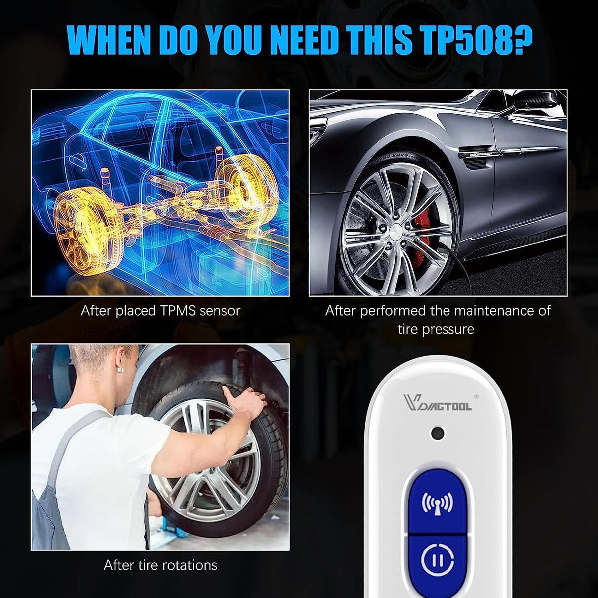 TP508 TPMS Relearn Tool for GM Tire Pressure Reset