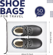 10PCS Travel Shoe Bags Portable Storage Pouch Drawstring Dust Organizer