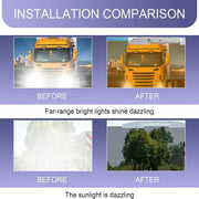 Day Night Anti Glare Sun Visor Mirror High Beam Shield Driver Eye Protection