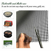 3/6/10PCS Non-Stick BBQ Grill Mat Mesh Liner Cooking Barbecue Sheet Baking Pad - 40X30cm-3PCS