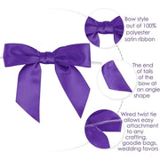 50pcs Bow Gift Packaging Sealing Tie Drawstring Baking Wrap Bag Decorative Ties - Blue