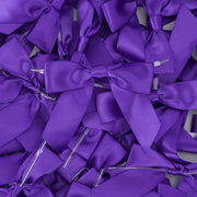 50pcs Bow Gift Packaging Sealing Tie Drawstring Baking Wrap Bag Decorative Ties - Blue