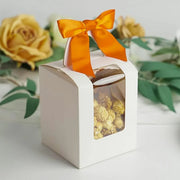 50pcs Bow Gift Packaging Sealing Tie Drawstring Baking Wrap Bag Decorative Ties - Orange