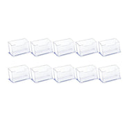 10 X Clear PMMA Business Card Holders for Desktop Display - 10PCS