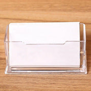 10 X Clear PMMA Business Card Holders for Desktop Display - 10PCS