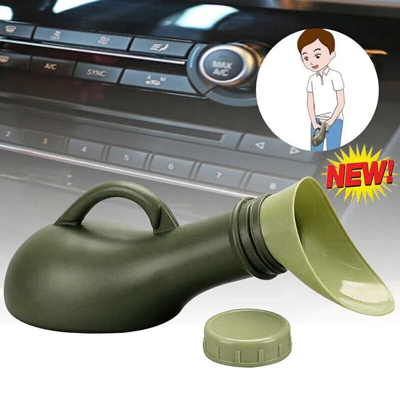 Portable Urinal Bottle for Travel Camping Car Emergency Use - Unisex 1000ml