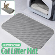 Washable Cat Litter Pad Waterproof Mat Reusable Pet Pee Training Pad Litter Box - 30x47cm