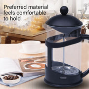 350ml French Press Coffee Maker Hand Press Tea Brewer with Filter