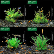 Aquarium Landscaping Decoration Artificial Wood and Plants Fish Tank Ornament - CM1901-Green