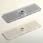Faucet Draining Pad Narrow Sink Splash Guard Mat for Washbasin Water Catcher - Green