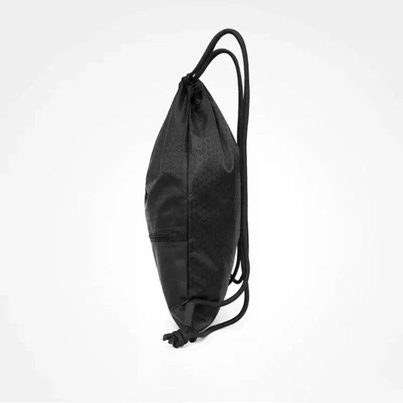 Backpack Sport Pack String Tote Gym Bag Cinch Sack School Drawstring Capacity - Red